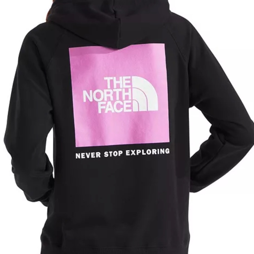TNF The North Face Women’s Black Fleece Hoodie Large NWT